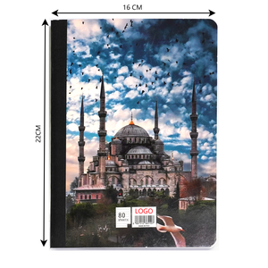 Diario di viaggio A5 con stampa vintage di paesaggi urbani turchi, diario con copertina morbida e pagine a righe per la <span class=keywords><strong>scrittura</strong></span> quotidiana, forniture per ufficio e scuola - Product Image 2