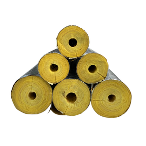Materiali Isolanti ad Alte Prestazioni per Sistemi di <span class=keywords><strong>Riscaldamento</strong></span> e Raffreddamento 64kg/m3 25mm Tubi Isolati Industrialmente per Vapore Lana di Vetro - Product Image 2