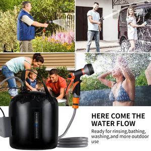 Le dernier <span class=keywords><strong>camping</strong></span> en plein air peut être nettoyé lors d'occasions spéciales avec une pomme de douche, une douche extérieure facile à utiliser en pvc ou un sac sec - Product Image 2