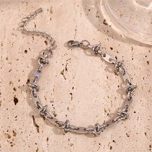 Chaîne <span class=keywords><strong>de</strong></span> <span class=keywords><strong>cheville</strong></span> fine en forme <span class=keywords><strong>de</strong></span> grains <span class=keywords><strong>de</strong></span> café, plaquée or 14 carats, bijoux en acier inoxydable résistant à l'eau - Product Image 3