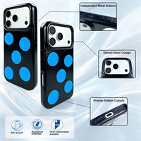 Étui de téléphone rétro INS mignon en cuir PU contrastant pour iPhone 18/17/16/15 Pro Max avec cadre de caméra surélevé, coque de protection antichoc
