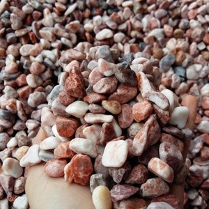 Pebble Stone Decorative Tumbled Pink Pebble Stone for Exposed <b>Aggregate</b> Flooring Landscape Outdoor Garden Pink Pebbles & Gravels - Product Image 4