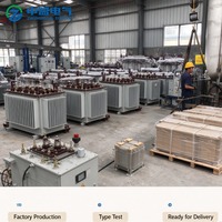 Transformateur de distribution triphasé immergé dans l'huile S13 50-100 kVA 35 kV/380 V, entièrement étanche, faible perte
