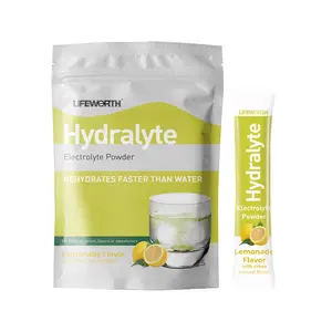 Lifeworth électrolyte Stick mélange de boissons énergisantes Vitamine Supplément Poudre Paquets Hydratation Électrolyte Poudre