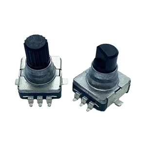 Ec11 ROTARY <span class=keywords><strong>Encoder</strong></span> với nhựa xử lý Hàn-on push button chuyển trục mã hóa sản phẩm - Product Image 4