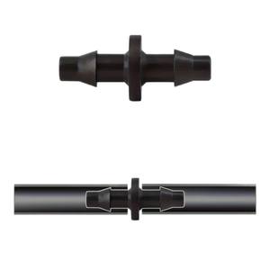 Connecteur d'irrigation goutte à goutte 47, raccord en plastique noir à double crochet pour système d'irrigation, accessoires de jonction de tuyaux - Product Image 5