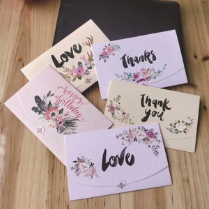 Handmade Custom Mini Greeting Card for Christmas Wedding or Birthday Wishes High Quality Offset Printing - Product Image 6