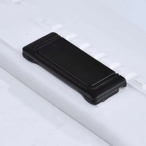 Poignée sombre de tiroir Poignées modernes minimalistes invisibles Poignée longue de porte noire Poignées de placard cachées de haute qualité - Product Image 3