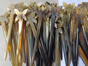 Épingle à cheveux moderne en corne de buffle du Vietnam, écologique, naturelle, polie, souvenir, taille personnalisable, OEM disponible - Product Image 6