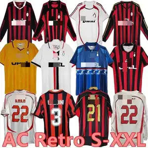 Retro kulübü ekibi üniforma eğitim futbol tişörtü spor giyim erkek futbol kıyafetleri özel Retro futbol forması