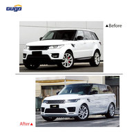 Kit de Carrocería GUGO para Range Rover Sport 2013-2017 L494, Actualización a Parachoques, Faros LED, Luces Traseras y Parrilla 2018-2022