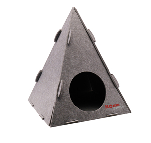 Umweltfreundliche Organische Wolle Donut-förmige Katzenhöhle und -haus Filz Haustiernest - Product Image 6