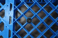 NEXARA Palettes européennes écologiques en HDPE 14kg 1200*1000*150mm Offre Spéciale Surface d'entrée à 4 voies à simple face Trois coureurs