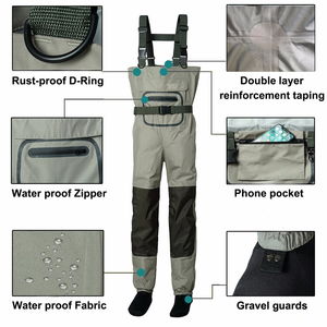 Mono de pantalones de pesca de secado rápido, transpirable, impermeable, de alta calidad - Product Image 2