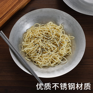 Stainless Steel Salad Bowl 304 Dishwasher Safe Hotel Food Party Use - Product Image 3
