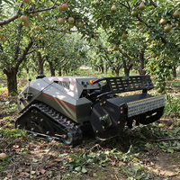 Tondeuse à gazon télécommandée fiable de 800 mm et 18 CV pour terrains accidentés et travaux agricoles