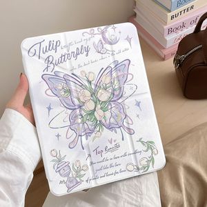 Funda Protectora para <span class=keywords><strong>iPad</strong></span> 2026 con Diseño de Lirio Morado, Plegable en Y - A16 <span class=keywords><strong>Apple</strong></span> 11/10/<span class=keywords><strong>9</strong></span> <span class=keywords><strong>Generación</strong></span> Air 7/6/5, Anti-caídas para Tablet - Product Image 3