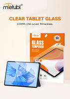 MIETUBL Protection d'écran en verre trempé 0,3 mm ULTRA fin 9H Anti-rayures Anti-traces de doigts HD Clair pour iPhone Samsung Tablette