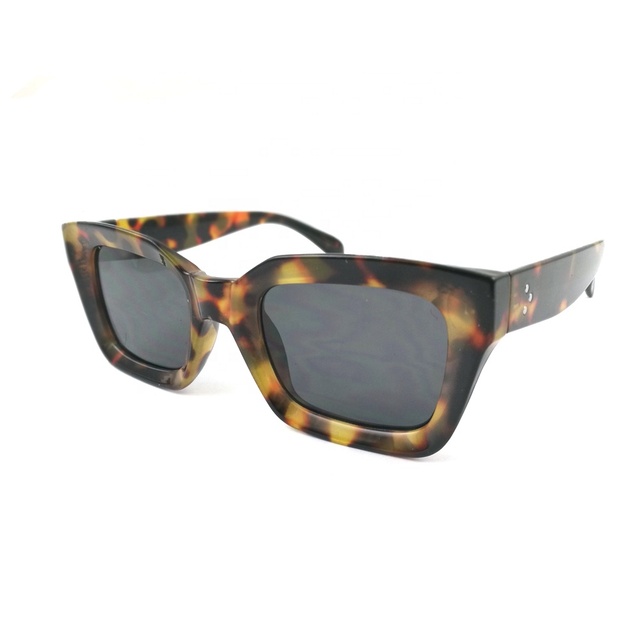 American Way Brown Gradient Lens Full Rim Women's Sunglasses Fashion PC Lightweight Comfortable Anti-Radiation Lenses UV
