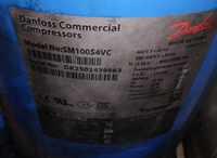 Compresseur à spirale en cuivre Sinocold NOUVEAU Modèle SM100S4VC R22 12HP pour climatiseur HVAC Réfrigération 380-415/3/50Hz