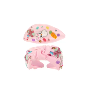 Premium Quality Simple Cross Knotted Geometric <b>Wide</b> Diamond Encrusted Rhinestone <b>Headband</b> Luxury Beads Hot Sale - Product Image 5