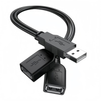 Câble d'extension USB 2.0 mâle-femelle CS 1M-10M avec gaine en PVC pour HDTV, transmission 480 Mbps