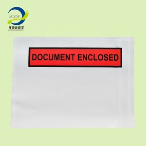 Bolsa impermeable personalizada para documentos Lista de embalaje Sobre Lista de embalaje Bolsa cerrada - Product Image 1
