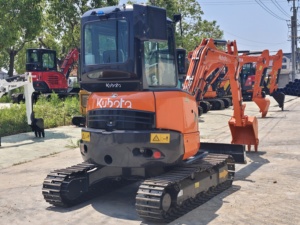Miniexcavadora Kubota U27 de 2.5 toneladas, excavadora usada, excavadora de cadenas Kubota U20, la más vendida. - Product Image 6