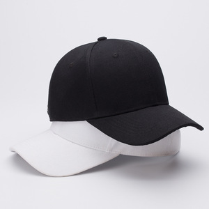 Semplice e alla moda Casual uomo e donna LOGO personalizzabile universale 100% cappellino da Baseball in puro cotone tinta unita - Product Image 1