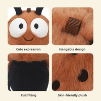 Serie de Peluches de Insectos Divertidos, Peluche de Mariquita, Muñeco Adorable con Relleno de Algodón PP, 31cm-50cm, para Mayores de 14 Años, Regalo de Cumpleaños