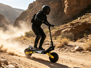 Trottinette EOEOTWO GT06 pour adultes, moteur 2400W, vitesse 48 km/h, autonomie 40-60 km, pneus à suspension intégrale, pliable, étanche - Product Image 3