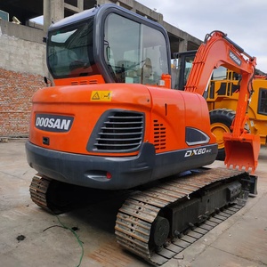 Promotion Chine 2023 : Excavatrice d'occasion Doosan DX60-9C, poids opérationnel 6 tonnes, format mini, certifiée, avec boîte de vitesses et pompe - Product Image 3