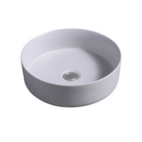 Lavabo en céramique artisanal moderne pour salles de bain et toilettes d'hôtel – Design élégant pour lavabo de salle de bain