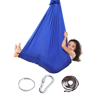 Chaise suspendue moderne pour la thérapie sensorielle, pour enfants atteints d'autisme et de troubles du traitement sensoriel, 280x150cm, 100% nylon, chambre à coucher, salon