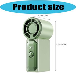 Ventilateur portable sans pales en promotion avec batterie rechargeable USB pour usage extérieur, automobile et domestique - Product Image 3