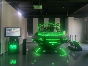 Simulateur de réalité virtuelle (RV) 9D à 5 places de l'usine de Panyu à Guangzhou, équipement de parc à thème RV pour cinéma de films pour le divertissement RV - Product Image 2