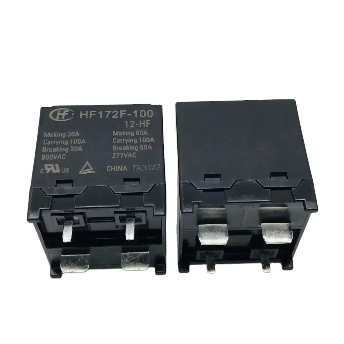 HF172F-100-6/9/12/24-hf spst 6v dc 9v dc 9v 12v 24v 4 pin 100a 800vac