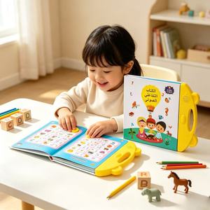 Libro Sonoro Bilingüe Árabe-Inglés para Niños de 3 a 6 Años, Libro de <span class=keywords><strong>Audio</strong></span> Educativo Interactivo para el Aprendizaje <span class=keywords><strong>del</strong></span> <span class=keywords><strong>Alfabeto</strong></span>, Juegos Unisex - Product Image 6