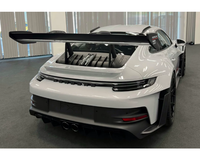 Body Kit Serat Karbon Asli Gaya Gt3RS untuk Bumper Belakang dan Pipa Knalpot Porsche 911 992