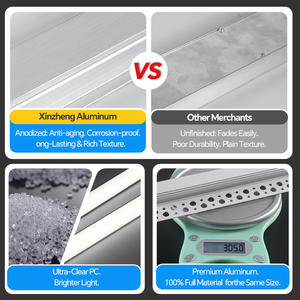 Profilo in Alluminio LED da Incasso a Scomparsa per Cartongesso Canale LED Senza Cornice Italia - Product Image 2