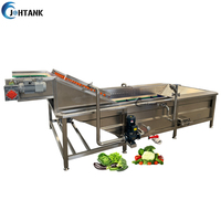 Industriële groente- en fruitwasmachine met motor en pomp voor het reinigen van sojabonen en maïs