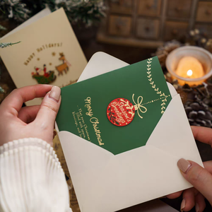 Collines de Noël personnalisé imprimé 3D <span class=keywords><strong>Pop</strong></span>-<span class=keywords><strong>up</strong></span> Kraft Souvenir Duplex conseil carton cartes de voeux pour le jour de Noël merci 3D - Product Image 3