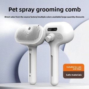 Cepillo Pulverizador Autolimpiante para Mascotas, Cepillo Deslanador para Perros y Gatos, Herramienta de Aseo Antipelos Voladores con Base de Tanque de Agua, Venta al por Mayor - Product Image 6