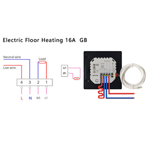 Tuya termostato WiFi 16A EU-interruttore riscaldatore programmabile settimanale-compatibilità filo 2N-comando pavimento/caldaia - Product Image 6