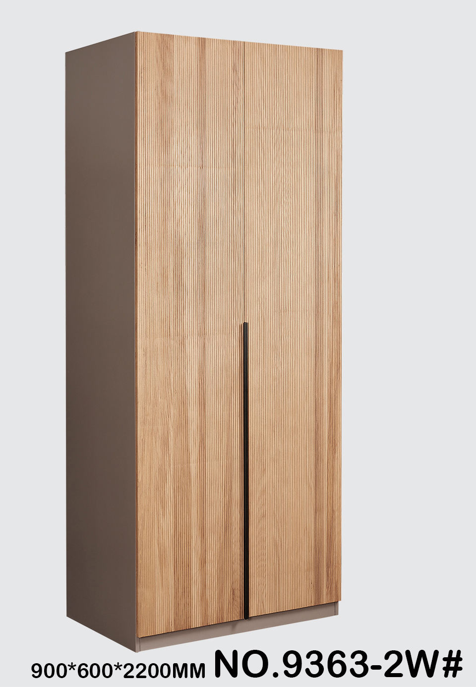 Natural wood 9363-2W 900*600*2200MM=380USD