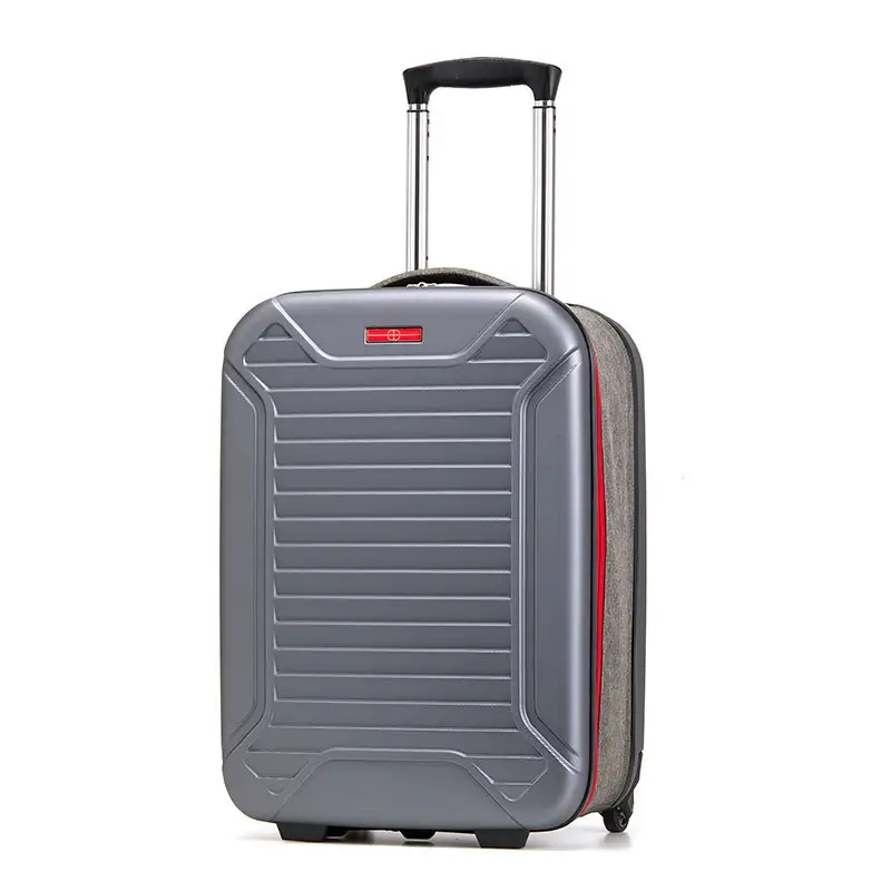 20 inch folding trolley case manufacturer's stock wholesale luggage business travel l suitcase AP1028