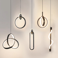 Lustres et suspensions LED créatifs modernes minimalistes pour couloir, balcon, entrée, vestiaire