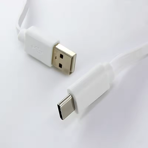 Stock de liquidation d'usine, câble USB de type C plat en PVC de 0,5 m, charge rapide 2,1 A, pour <span class=keywords><strong>OPPO</strong></span> et imprimante, cuivre pur - Product Image 2