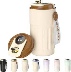 12oz Stainless Steel Tumbler Vacuum Insulated Leak-Proof Lid Temperature Display BPA Free Gift Box Packaging for Hiking Camping - Product Image 2