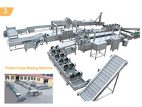 Hete Afdichting Frites Verwerkingslijn Voor Chips Snack Machine Snij-En Frituurtechnologie Fabricagesysteem
